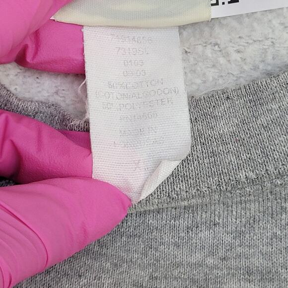 Vintage LEE Basketball Sweatshirt XL 25x25 Boxy White-Plains - Picture 7 of 12